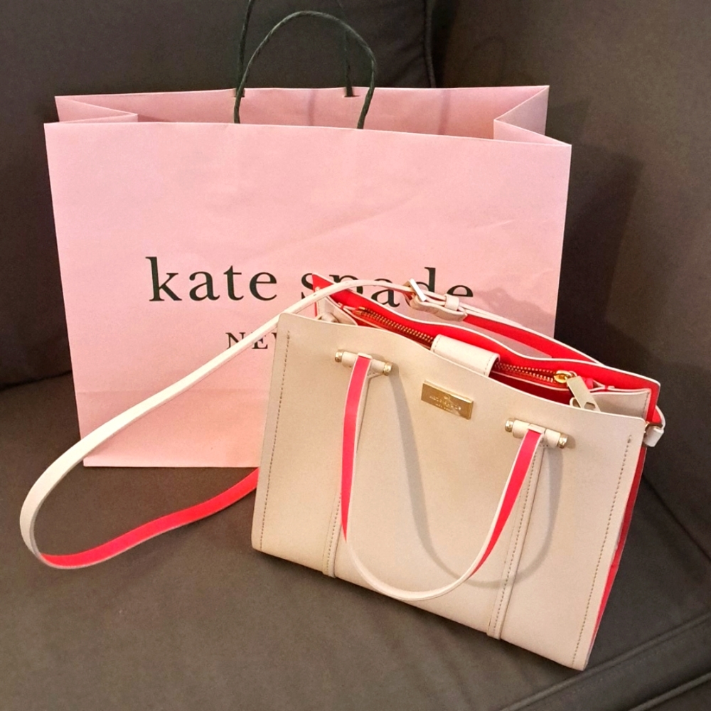 Kate spade pink and white
